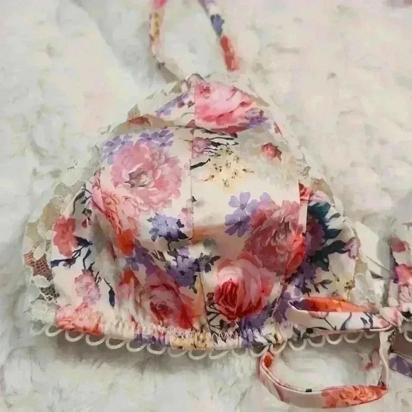 Gardenia Garden triangle bra - Picture 3 of 7